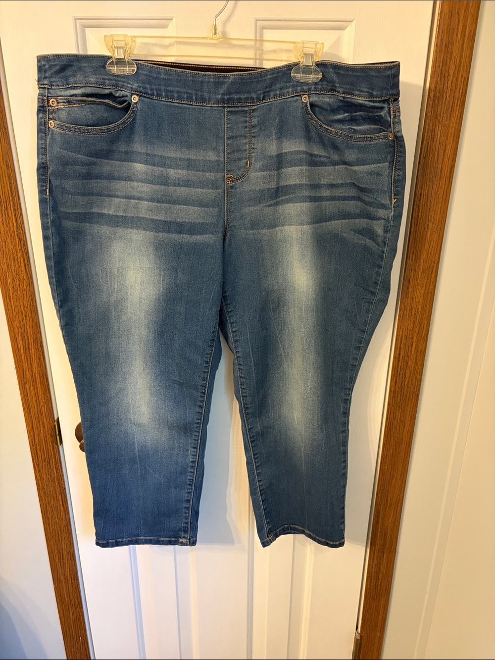 Maurices Blue Denim Ankle Crop Jeans